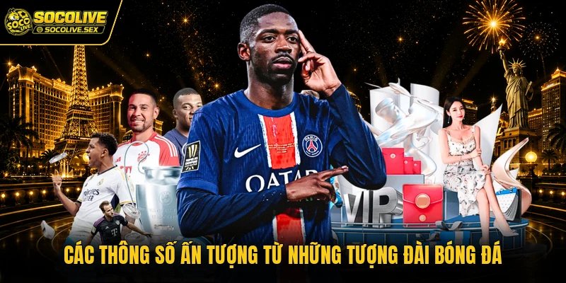 Các thông số ấn tượng từ những tượng đài bóng đá