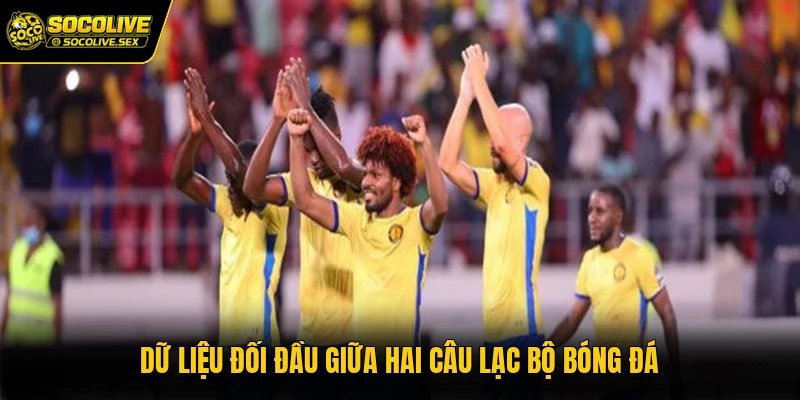 Dữ liệu đối đầu giữa hai câu lạc bộ bóng đá