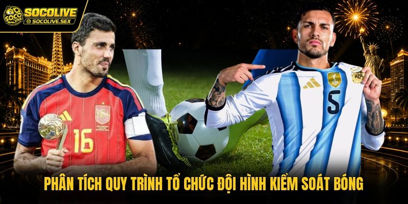 Phân tích quy trình tổ chức đội hình kiểm soát bóng