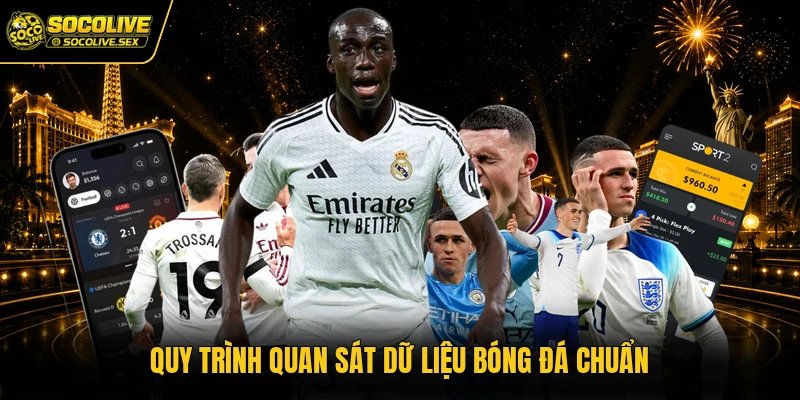 Quy trình quan sát dữ liệu bóng đá chuẩn