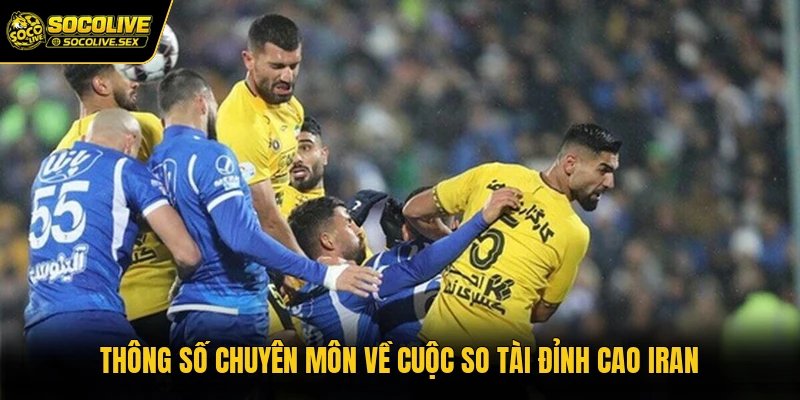 Thông số chuyên môn về cuộc so tài đỉnh cao Iran